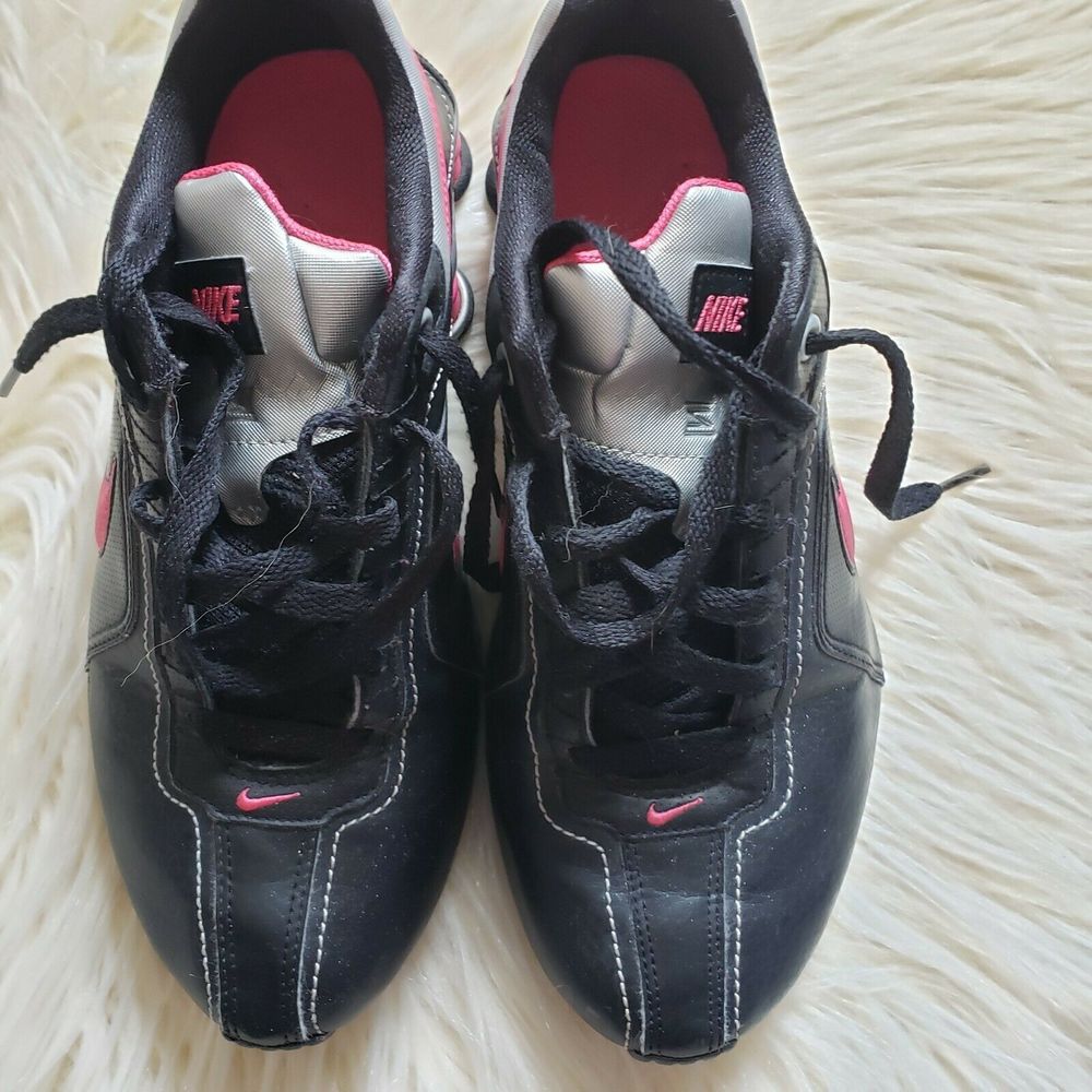 Nike Shox Conundrum Black Pink Sneakers Shoes - Picture 5 of 8